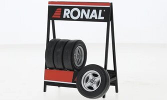 Additional wheel set: Ronal X Pack silver, set of 4 wheels